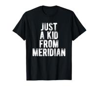 Just A Kid from Meridian Retro Love Hometown Meridian T-Shirt