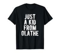 Just A Kid from Olathe Retro Love Hometown Olathe T-Shirt