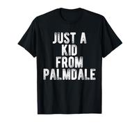 Just A Kid from Palmdale Retro Love Hometown Palmdale T-Shirt