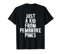 Just A Kid from Pembroke Pines Retro Love Hometown Pembroke T-Shirt