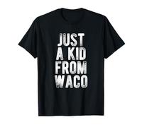 Just A Kid from Waco Retro Love Hometown Waco T-Shirt