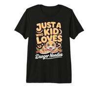 Just a Kid Who Loves Danger Noodles Snake Python Premium T-Shirt