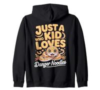 Just a Kid Who Loves Danger Noodles Snake Python Zip Hoodie