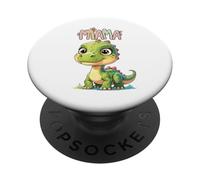 Just a Kid Who Loves Mama Hugs & Cute Dino Affirmations PopSockets Adhesive PopGrip