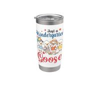 Just A Kindergarten Goose Cute Teachers Students Back School Stainless Steel Insulated Tumbler