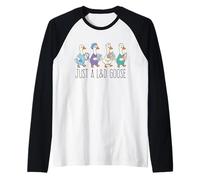 Just A L&D Goose Funny Labor and Delivery Nurse Obstetrics Raglan Baseball Tee