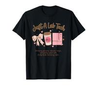 Just A Lab Tech Coquette Bow Graphic T-Shirt