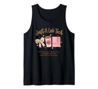 Just A Lab Tech Coquette Bow Graphic Tank Top
