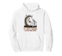 Just A Litte Water Funny Skeleton Gardener Goth Art Pullover Hoodie