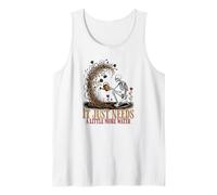 Just A Litte Water Funny Skeleton Gardener Goth Art Tank Top