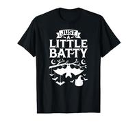 Just A Little Batty Bat Halloween Season Value Graphic T-Shirt