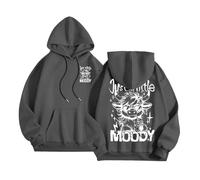 Just a Little Moody Highland Cow Graphic Hoodies Western Sweatshirts for Women Funny Cow Jumpers Jumpers for Women UK