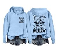Just A Little Moody Sweatshirt Highland Cow Hoodie