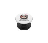 Just A Little Overwhelmed Cute Frog PopSockets Adhesive PopGrip