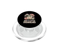 Just A Little Overwhelmed Cute Frog PopSockets PopGrip for MagSafe