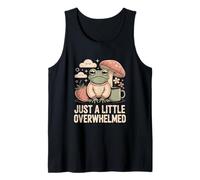 Just A Little Overwhelmed Cute Frog Tank Top