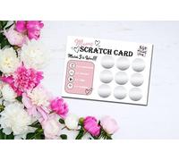 Just A Little Something Mums Scratch Card | Novelty Scratch Card | Mothers Day, Birthday Gift | Reveal | A6 Size