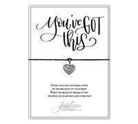 Just A Little Something You've Got This Think Wish Bracelet A6 Silver Bracelet Gift