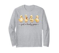 Just a Lovely Goose Teacher Classroom Back to School Long Sleeve T-Shirt