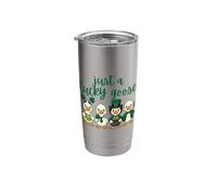 Just A Lucky Goose St Patrick's Day Stainless Steel Insulated Tumbler