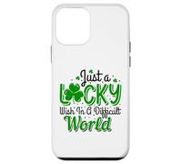 Just A Lucky Wish In A Dificult World Irish Mom Dad Boy Girl Case for iPhone 12 mini