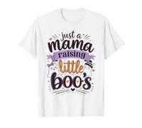 Just A Mama Raising Little Boo's Halloween T-Shirt