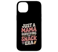Just A Mama Surviving The Snack Era Funny Mom Case for iPhone 14 Plus
