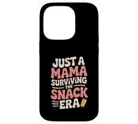 Just A Mama Surviving The Snack Era Funny Mom Case for iPhone 14 Pro