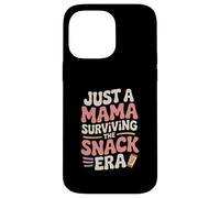 Just A Mama Surviving The Snack Era Funny Mom Case for iPhone 14 Pro Max