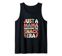 Just A Mama Surviving The Snack Era Funny Mom Tank Top