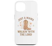 Just a Mama Walkin' With the Lord Faithful Mom Case for iPhone 13