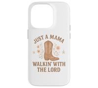 Just a Mama Walkin' With the Lord Faithful Mom Case for iPhone 14 Pro