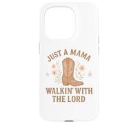 Just a Mama Walkin' With the Lord Faithful Mom Case for iPhone 15 Pro