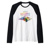 Just A Masterpiece Trying to Master-Peace Mental Health Raglan Baseball Tee