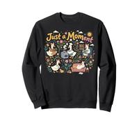 Just A Mom-ent Funny Silly Mom Goose Mother’s Day Sweatshirt