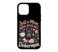 Just a Mom Who Loves Her Doberman Guard Dog Case for iPhone 12 mini