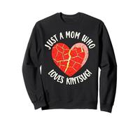 Just A Mom Who Loves Kintsugi Japanese Pottery Art Sweatshirt