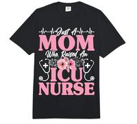 Just A Mom Who Raised an ICU Nurse Mother’s Day Neonatology Comfort Colors Adult Heavyweight T-Shirt