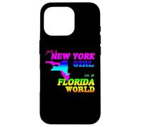 just a new York girl in Florida world, empire state girl Case for iPhone 16 Pro