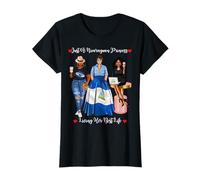 Just A Nicaraguan Princess Living Her Best Life Black Womens T-Shirt