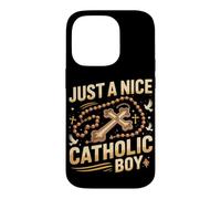 Just a Nice Catholic Boy Catholic Faith Case for iPhone 14 Pro