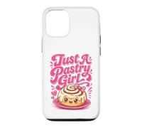 Just A Pastry Girl Cute Kawaii Cinnamon Bun Baker Bakery Case for iPhone 12/12 Pro