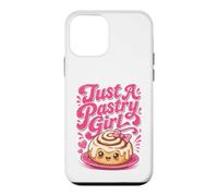 Just A Pastry Girl Cute Kawaii Cinnamon Bun Baker Bakery Case for iPhone 12 mini