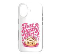 Just A Pastry Girl Cute Kawaii Cinnamon Bun Baker Bakery Case for iPhone 17