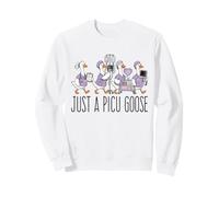 Just A PICU Goose Funny Pediatric Intensive Care Nursing Sweatshirt
