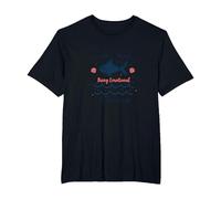 Just A Pisces Being Emotional at The Beach Zodiac T-Shirt, Men's Big and Tall, Black, 5X Tall