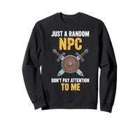 Just A Random NPC Action Gaming Medieval RPG Larp Larping Sweatshirt