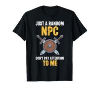 Just A Random NPC Action Gaming Medieval RPG LARP Larping T-Shirt