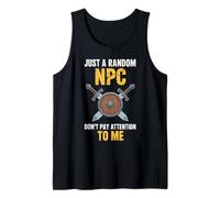 Just A Random NPC Action Gaming Medieval RPG LARP Larping Tank Top