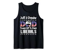 Just A Regular Dad Trying Not to Raise Liberals for Dads Tank Top